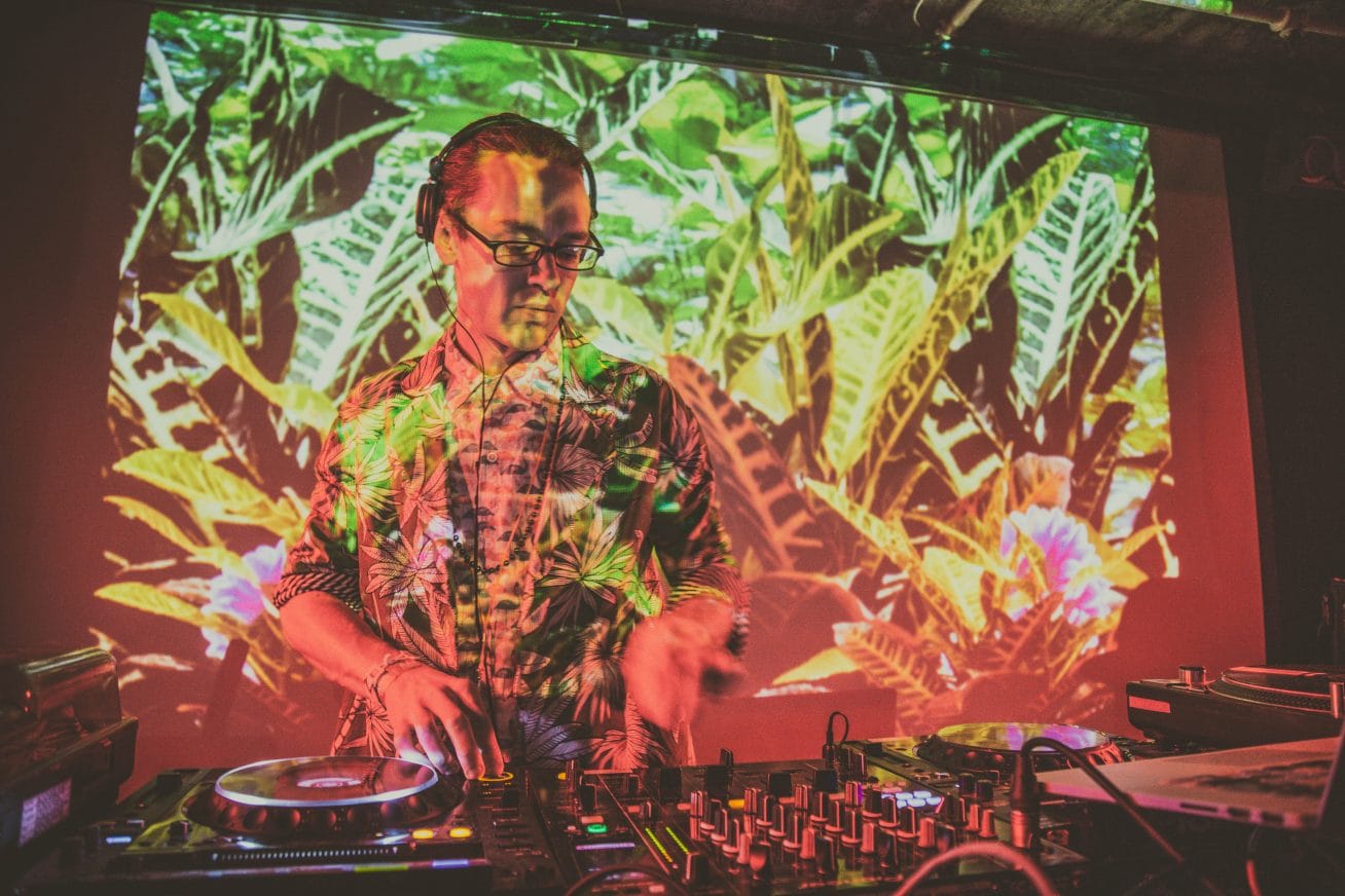 DJ Cal Jader on the decks