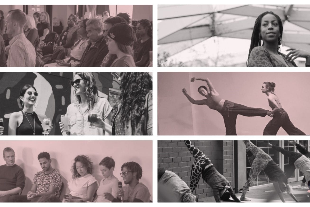 Women take part in workshops on topics such as money, relationships and more.