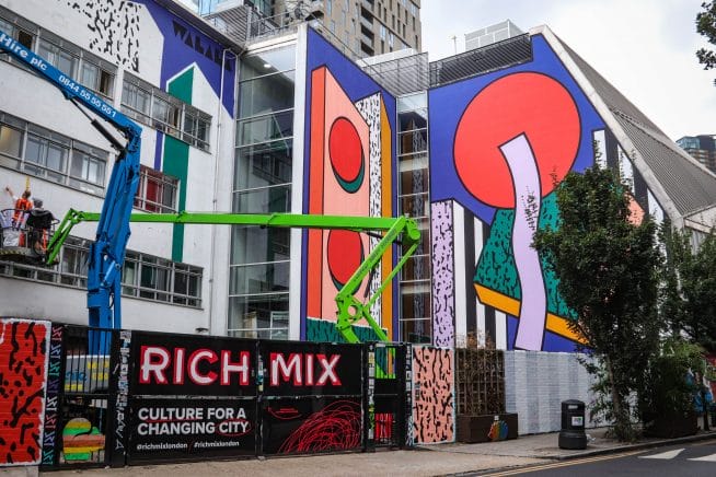 Camille Walala&#8217;s &#8216;Belleville&#8217; mural for London Mural Festival