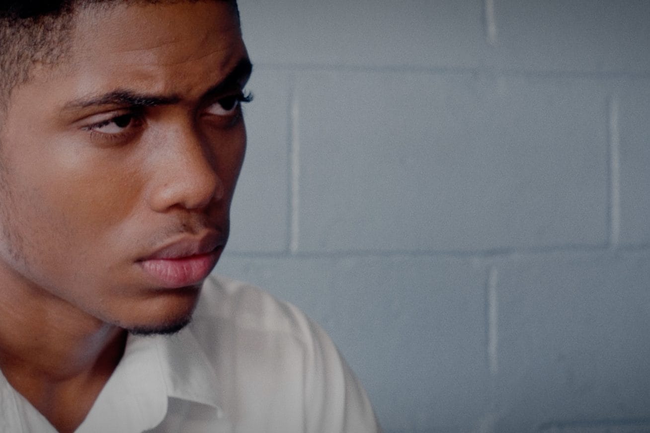 Man staring off camera